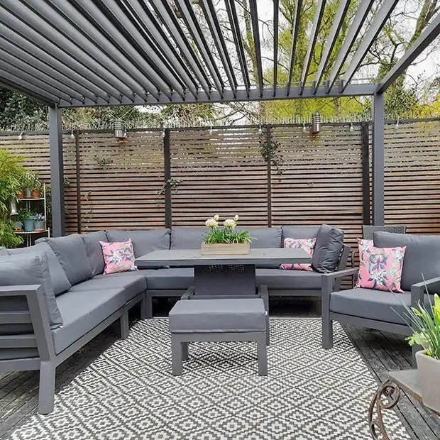 Rug Patio 11 Diamond Grey Rug by Asiatic 200x290cm