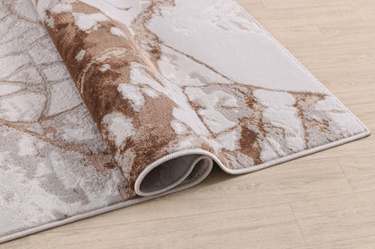 Rug Velora VE04 Marbella Metallic Beige Modern abstract designs