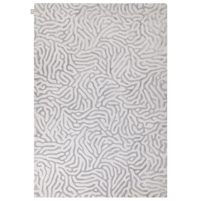 Asiatic Coral Silver Rug 120 x 180 cm Wool Viscose Contemporary