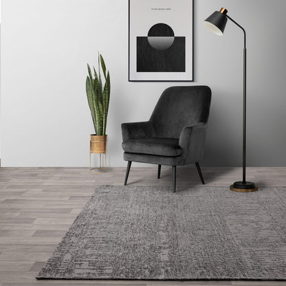 Asiatic Beau Carbon Rug 200 x 290 cm Polyester Cotton Modern