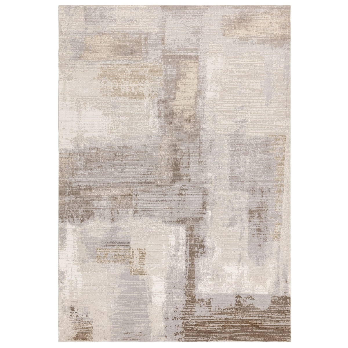 Asiatic Stellar ST07 Beige Rug 80 x 150 cm Polypropylene Machine Woven Modern