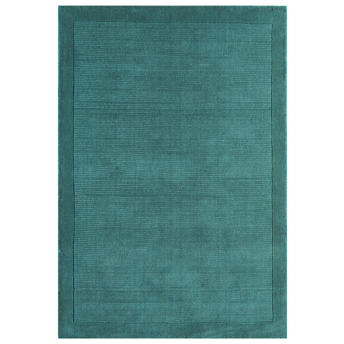 Asiatic York Teal Rug 120 x 170 cm 100% Wool Hand Woven Modern